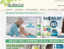 Tablet Screenshot of drnewtons.com